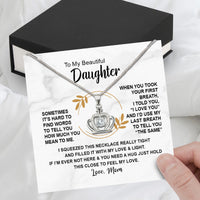 Thumbnail for Daughter from Mom Necklace: A Lighted Reminder of Your Unbreakable Love