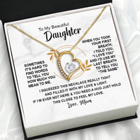 Thumbnail for Daughter from Mom Necklace: A Lighted Reminder of Your Unbreakable Love