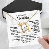 Thumbnail for Daughter from Mom Necklace: A Lighted Reminder of Your Unbreakable Love