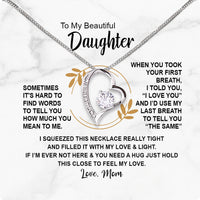 Thumbnail for Daughter from Mom Necklace: A Lighted Reminder of Your Unbreakable Love