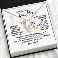 Thumbnail for Daughter from Mom Necklace: A Lighted Reminder of Your Unbreakable Love