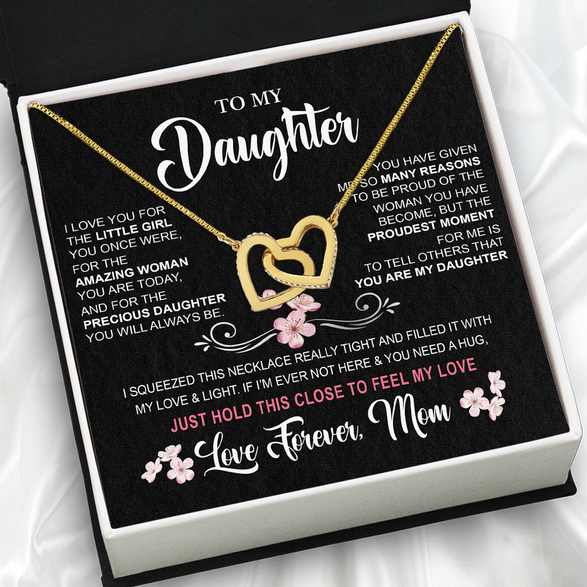 Daughter from Mom Necklace: A Lighted Reminder of Your Unbreakable Love