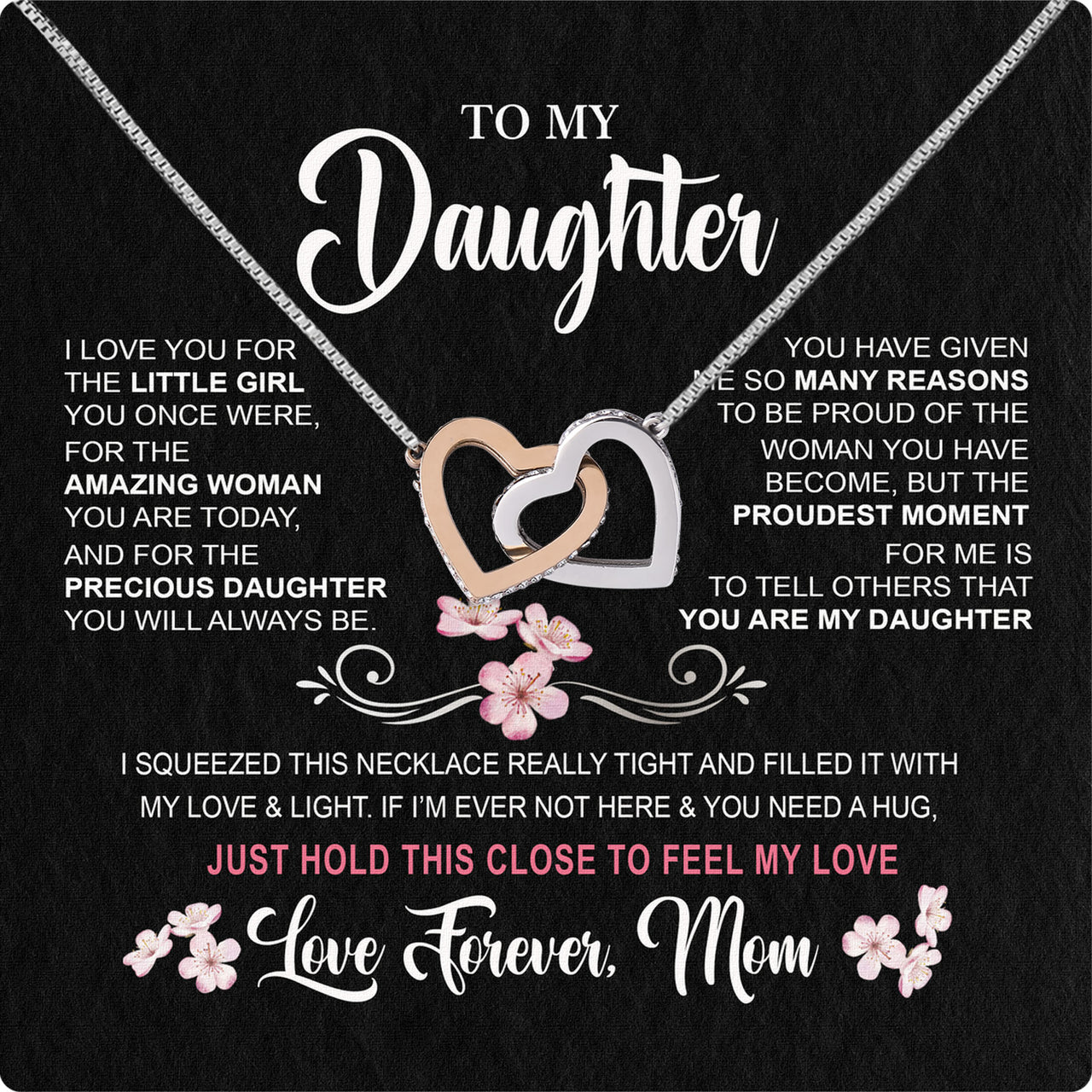 Daughter from Mom Necklace: A Lighted Reminder of Your Unbreakable Love