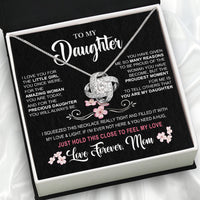 Thumbnail for Daughter from Mom Necklace: A Lighted Reminder of Your Unbreakable Love