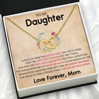 Thumbnail for To My Daughter Necklace From Mom With Heartfelt Message Card, Jewelry For Daughter, Daughter Gift From Mom On Birthday, Wedding, Christmas, Graduation