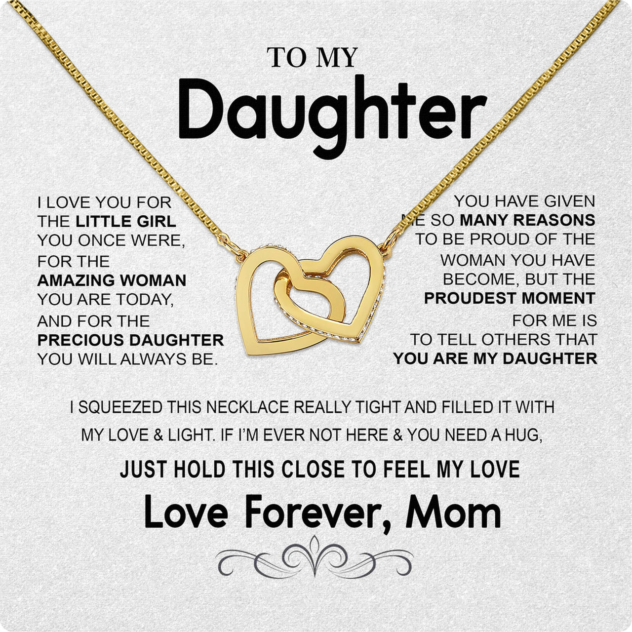 Daughter from Mom Necklace: A Lighted Reminder of Your Unbreakable Love