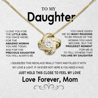 Thumbnail for Daughter from Mom Necklace: A Lighted Reminder of Your Unbreakable Love