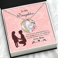 Thumbnail for Daughter from Mom Necklace: A Lighted Reminder of Your Unbreakable Love