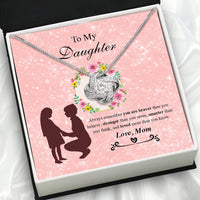 Thumbnail for Daughter from Mom Necklace: A Lighted Reminder of Your Unbreakable Love