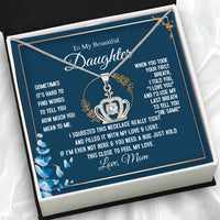 Thumbnail for Daughter from Mom Necklace: A Lighted Reminder of Your Unbreakable Love