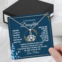 Thumbnail for Daughter from Mom Necklace: A Lighted Reminder of Your Unbreakable Love