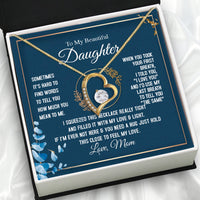 Thumbnail for Daughter from Mom Necklace: A Lighted Reminder of Your Unbreakable Love