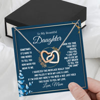 Thumbnail for Daughter from Mom Necklace: A Lighted Reminder of Your Unbreakable Love