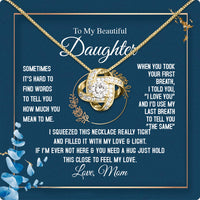 Thumbnail for Daughter from Mom Necklace: A Lighted Reminder of Your Unbreakable Love