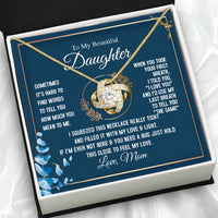 Thumbnail for Daughter from Mom Necklace: A Lighted Reminder of Your Unbreakable Love