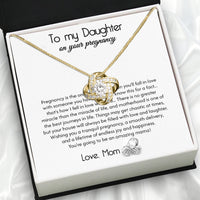 Thumbnail for To My Daughter Necklace From Mom With Heartfelt Message Card, Jewelry For Daughter, Daughter Gift From Mom On Birthday, Wedding, Christmas, Graduation