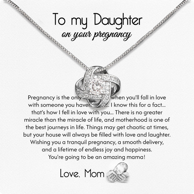 Daughter from Mom Necklace: A Lighted Reminder of Your Unbreakable Love
