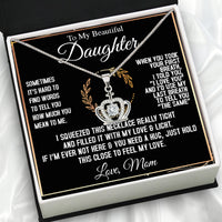 Thumbnail for Daughter from Mom Necklace: A Lighted Reminder of Your Unbreakable Love