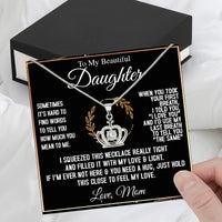 Thumbnail for Daughter from Mom Necklace: A Lighted Reminder of Your Unbreakable Love