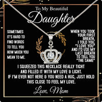 Thumbnail for Daughter from Mom Necklace: A Lighted Reminder of Your Unbreakable Love