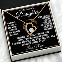 Thumbnail for Daughter from Mom Necklace: A Lighted Reminder of Your Unbreakable Love