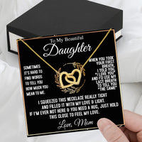 Thumbnail for Daughter from Mom Necklace: A Lighted Reminder of Your Unbreakable Love