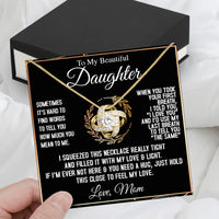 Thumbnail for Daughter from Mom Necklace: A Lighted Reminder of Your Unbreakable Love