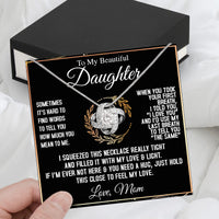 Thumbnail for Daughter from Mom Necklace: A Lighted Reminder of Your Unbreakable Love