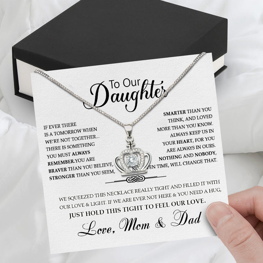 Daughter Necklace from Dad: A Piece of Your Heart for Her