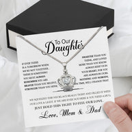 Daughter Necklace from Dad: A Piece of Your Heart for Her