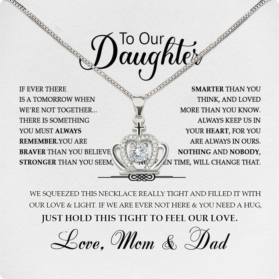 Daughter Necklace from Dad: A Piece of Your Heart for Her