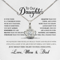 Daughter Necklace from Dad: A Piece of Your Heart for Her