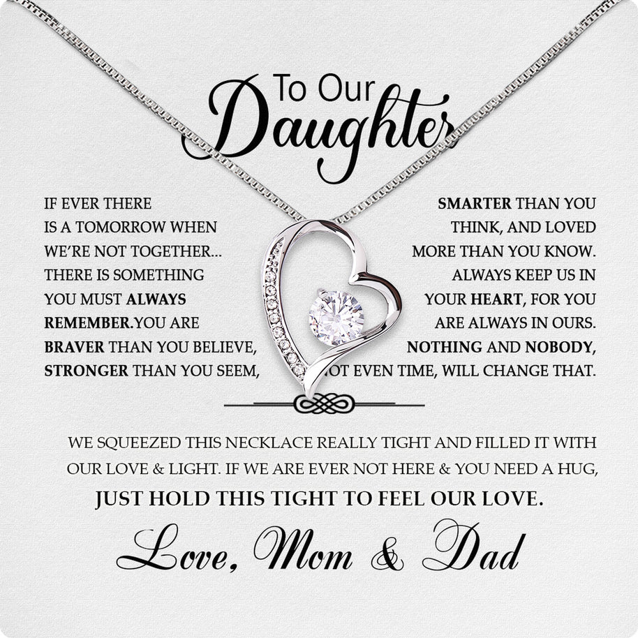 Daughter Necklace from Dad: A Piece of Your Heart for Her