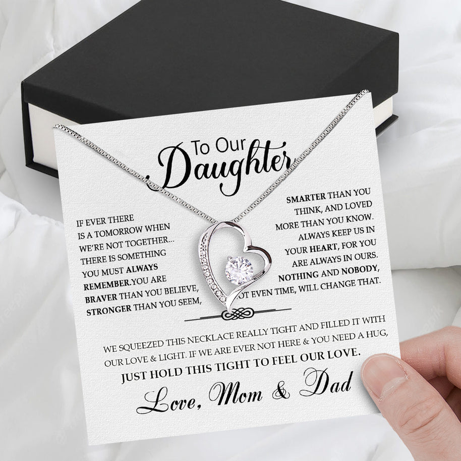 Daughter Necklace from Dad: A Piece of Your Heart for Her