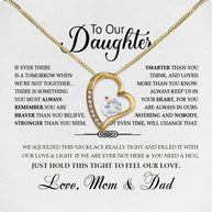 Daughter Necklace from Dad: A Piece of Your Heart for Her