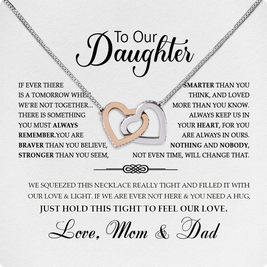 Daughter Necklace from Dad: A Piece of Your Heart for Her