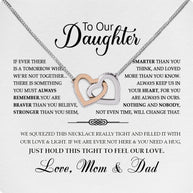 Daughter Necklace from Dad: A Piece of Your Heart for Her