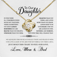Daughter Necklace from Dad: A Piece of Your Heart for Her