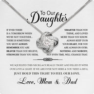 Daughter Necklace from Dad: A Piece of Your Heart for Her