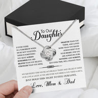 Daughter Necklace from Dad: A Piece of Your Heart for Her