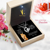 Thumbnail for To My Daughter Necklace From Mom With Heartfelt Message Card, Jewelry For Daughter, Daughter Gift From Mom On Birthday, Wedding, Christmas, Graduation