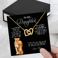 Thumbnail for To My Daughter Necklace From Mom With Heartfelt Message Card, Jewelry For Daughter, Daughter Gift From Mom On Birthday, Wedding, Christmas, Graduation