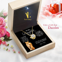 Thumbnail for To My Daughter Necklace From Mom With Heartfelt Message Card, Jewelry For Daughter, Daughter Gift From Mom On Birthday, Wedding, Christmas, Graduation