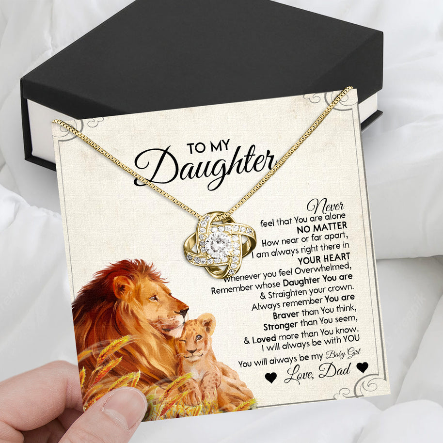 Daughter Necklace from Dad: A Piece of Your Heart for Her