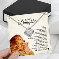 Daughter Necklace from Dad: A Piece of Your Heart for Her