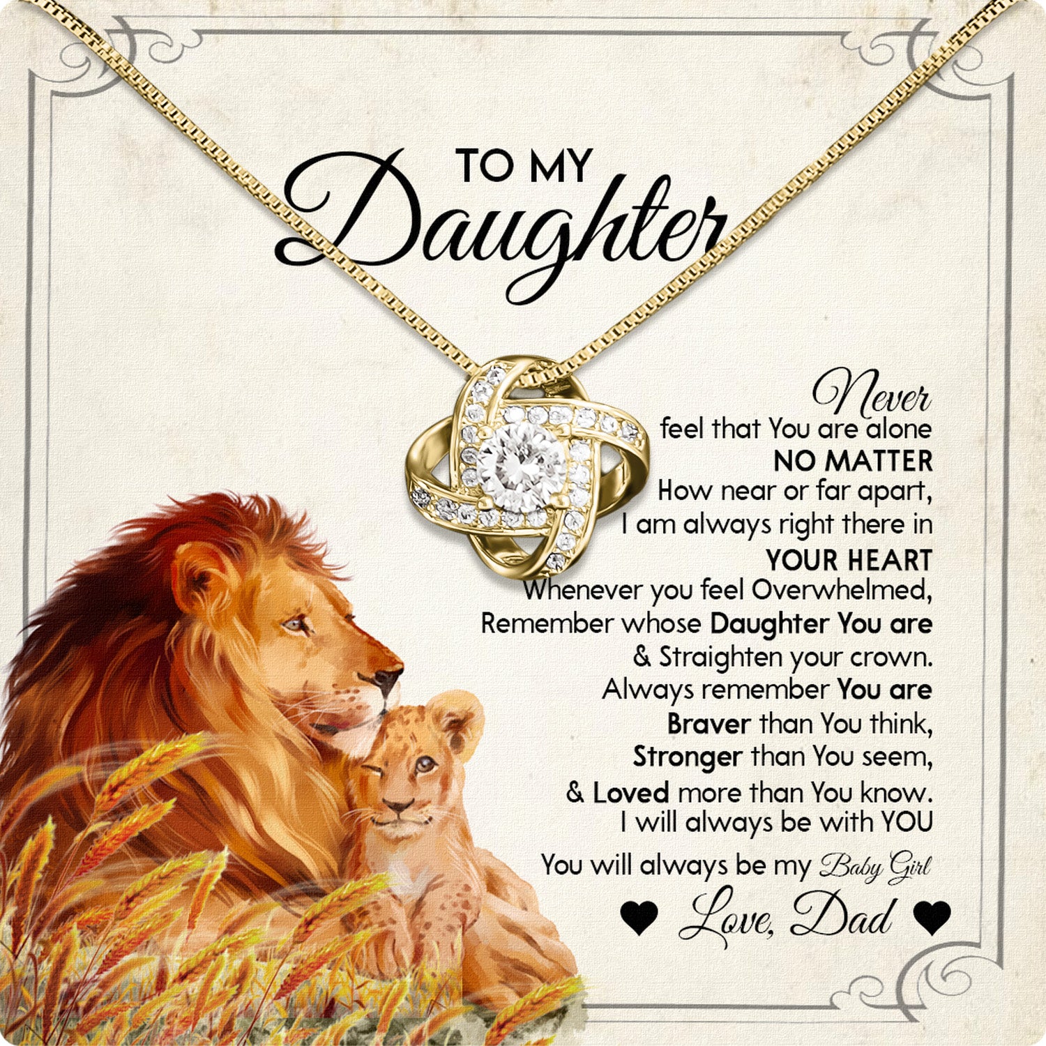 Daughter Necklace from Dad: A Piece of Your Heart for Her
