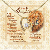 Thumbnail for Daughter Necklace from Dad: A Piece of Your Heart for Her