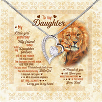 Thumbnail for Daughter Necklace from Dad: A Piece of Your Heart for Her