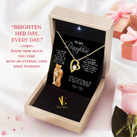 Thumbnail for Daughter from Mom Necklace: A Lighted Reminder of Your Unbreakable Love