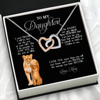 Thumbnail for To My Daughter Necklace From Mom With Heartfelt Message Card, Jewelry For Daughter, Daughter Gift From Mom On Birthday, Wedding, Christmas, Graduation